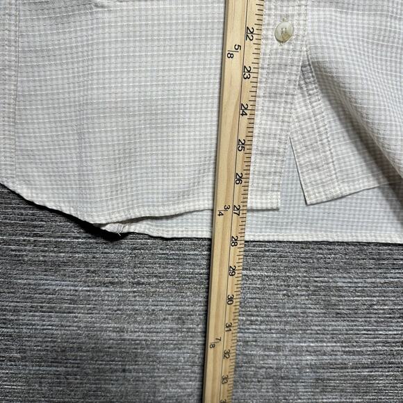 Exoficcio Shirt Women's L Plaid White Long Sleeve Button Up Outdoor Vent - Picture 13 of 16